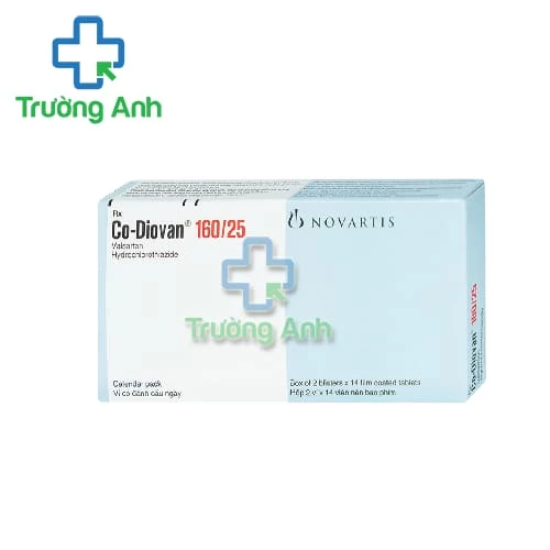 Co-Diovan 160/25 - Thuốc điều trị các chứng tăng huyết áp